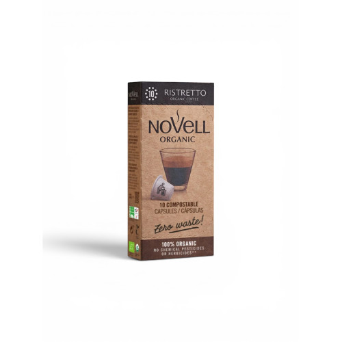 Капсули Novell Ristretto Organic за Nespresso система 10бр | Cafès Novell Капсули Novell Ristretto Organic за Nespresso система 10бр | Cafès Novell